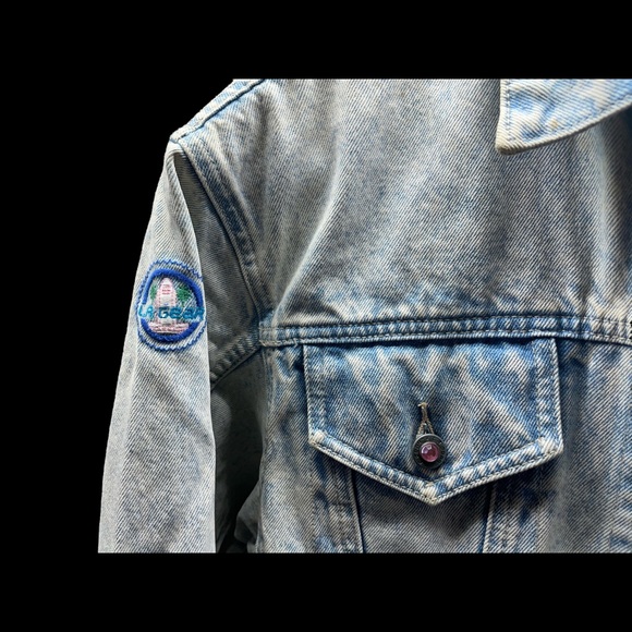 Vintage LA Gear Blinged Out Denim Jacket - Picture 4 of 8
